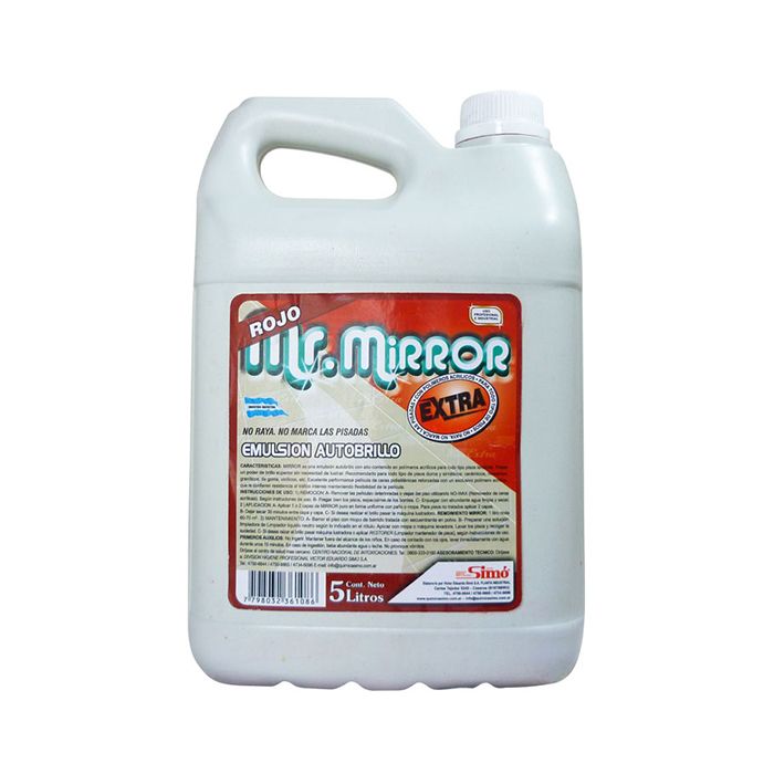Cera pisos Mirror negr-rojo 5l - $ 0,00 en Librería Maya
