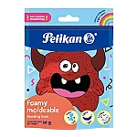 Foamy Pelikan moldeable rojo 50g
