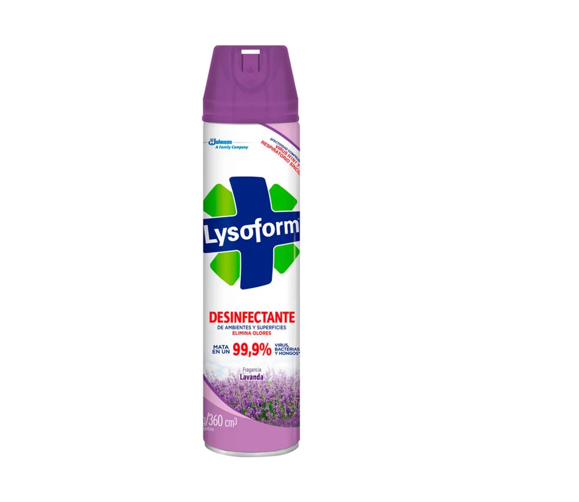 Lysoform aerosol lavanda 360cc