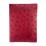 Carp. plast. Dello aroma A4 c/elástico cherry