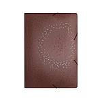 Carp. plast. Dello aroma A4 c/elástico choco