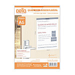 Cuadro de anuncios Dello A5 PP c/adhes.