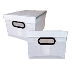Caja organiz. plast. Dello pequeña cristal