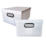 Caja organiz. plast. Dello mediana cristal