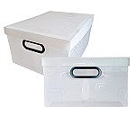 Caja organiz. plast. Dello grande cristal
