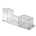 Porta objetos plast. Dello triple cristal
