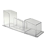 Porta objetos plast. Dello triple cristal