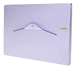 Clasificador plast. Dello A4 12 div. lila pastel