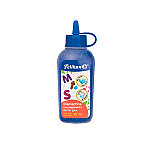 Adhes. Pelikan gliter azul rey