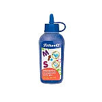 Adhes. Pelikan gliter azul rey