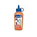 Adhes. Pelikan gliter naranja