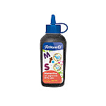 Adhes. Pelikan gliter negro