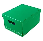 Caja arch. Plana c/tapa verde