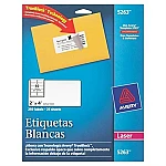 Etiqueta Avery 5163 5.1x10.2