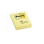 Nota adhesiva Postit 653 35mmx47mm amarillo