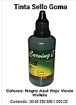 Tinta Carving para sello color verde 500cc