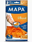 Guante Mapa Plisse satinado L