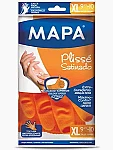 Guante Mapa Plisse satinado XL