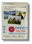 Pouch plastif. Binderplus 59x83mm