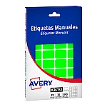 Etiq. Avery A36151 16.7x2.7 verde