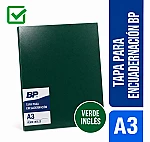 Tapa encuad. BP A3 verde ingles