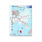 mapa de Asia Político Nº3 (Rivadavia)