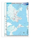 mapa escolar N° 3 planisferio con proyección de Mercator