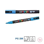 Marc. Mitsubishi Posca 3mm celeste