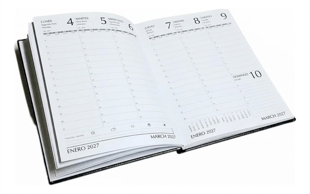 Agenda Nivel 10 semanal Nº8 euro p/lapiz