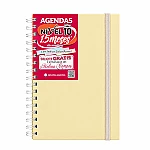 Agenda Nivel 10 semanal Nº8 amarrillo pastel 3450