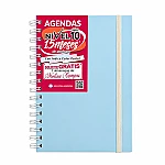 Agenda Nivel 10 semanal Nº8 celes pastel