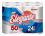 Papel higienico Elegante bco 24x50m