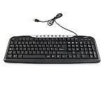 Teclado Verbatim Usb Wired 98109 Multimedia Cableado Negro