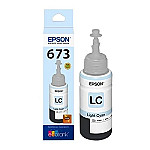 Botella tinta Epson 673 cian claro