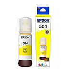 Botella tinta Epson T504 amarillo