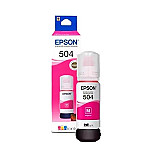 Botella tinta Epson T504 magenta