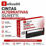 Cinta alt. Olivetti PR4 Negro fijo