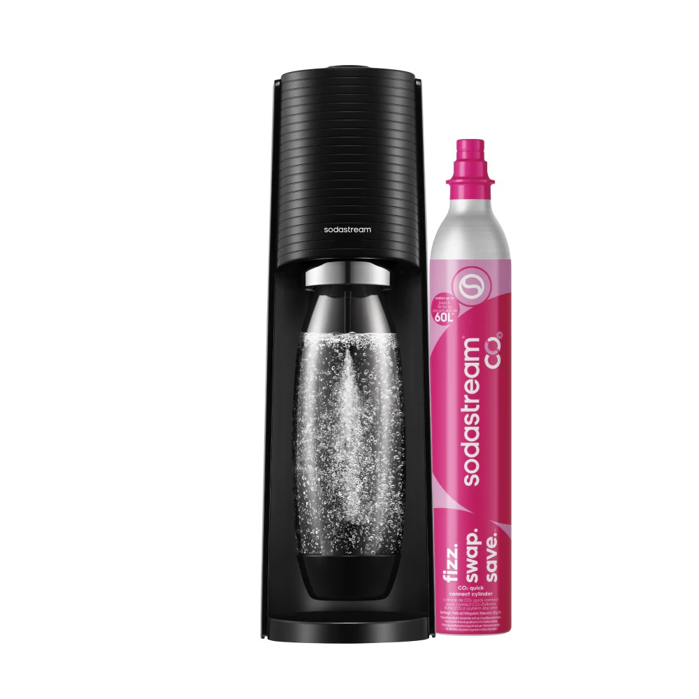 Maquina Gas Sodastream terra + cilindro 60 L Black