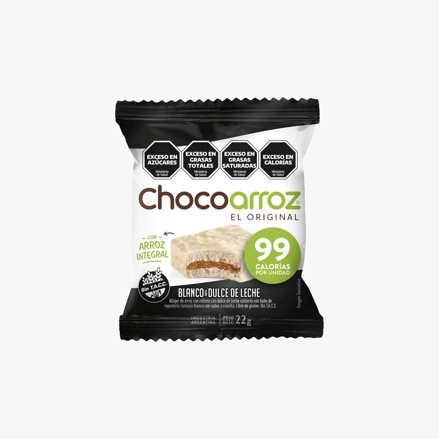 Chocoarroz Gallo blanco 22g