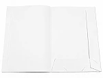Carpeta presentacion A4 blanca 2 solapas