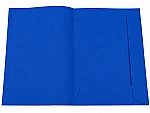 Carpeta presentacion A4 azul 2 solapas