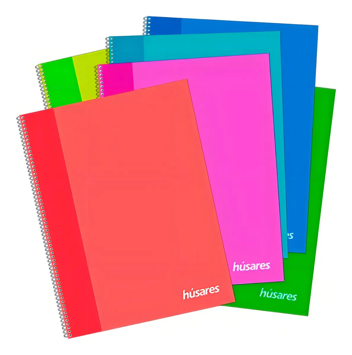 Cuaderno Colores Husares 16x21 80 hojas rayadas