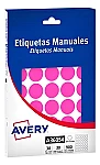 Etiqueta Avery 36054 red magenta fluo