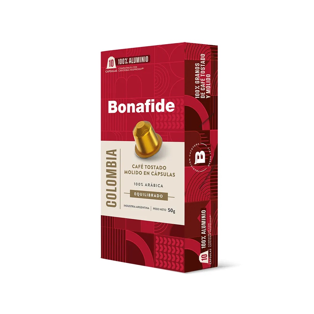 Cápsula Bonafide Colombia 10x5g p/Nespresso®