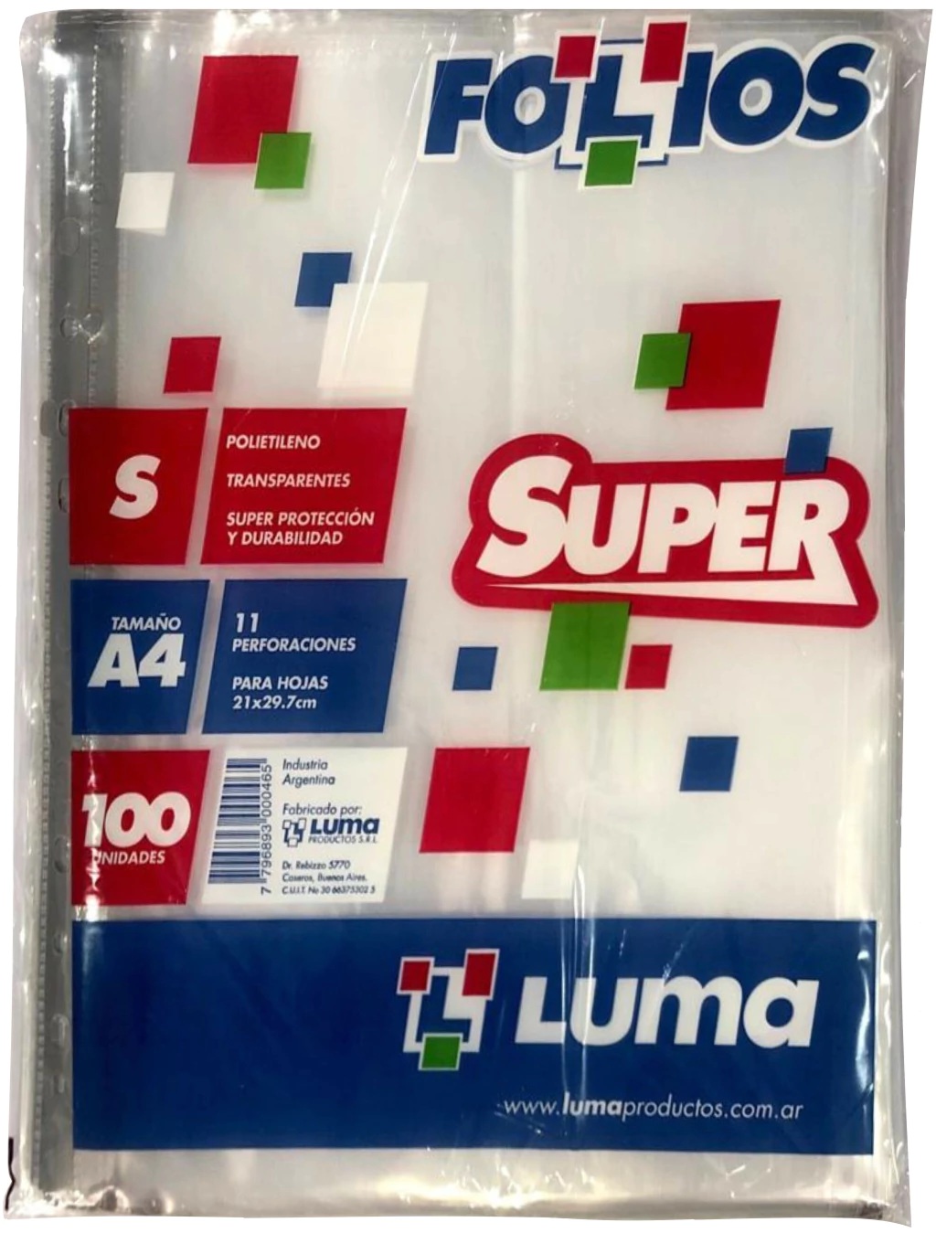 Folio Luma A4 100mic 100u